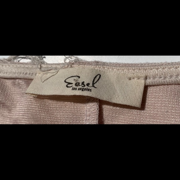 ⭐️Distressed  Cold Shoulder Tunic  Sweatshirt  SZ S⭐️ - Picture 5 of 6